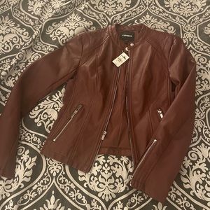 NWT Express faux leather jacket
